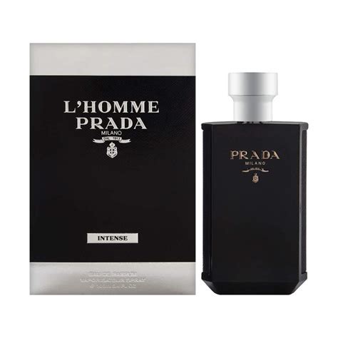 Prada L'homme Intense Eau De Parfum Spray for Men, 3.4 Ounce